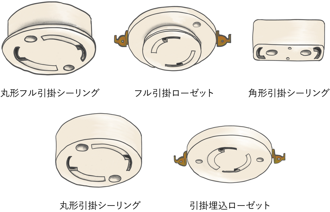 照明器具の天井取付方法 わかりやすく解説