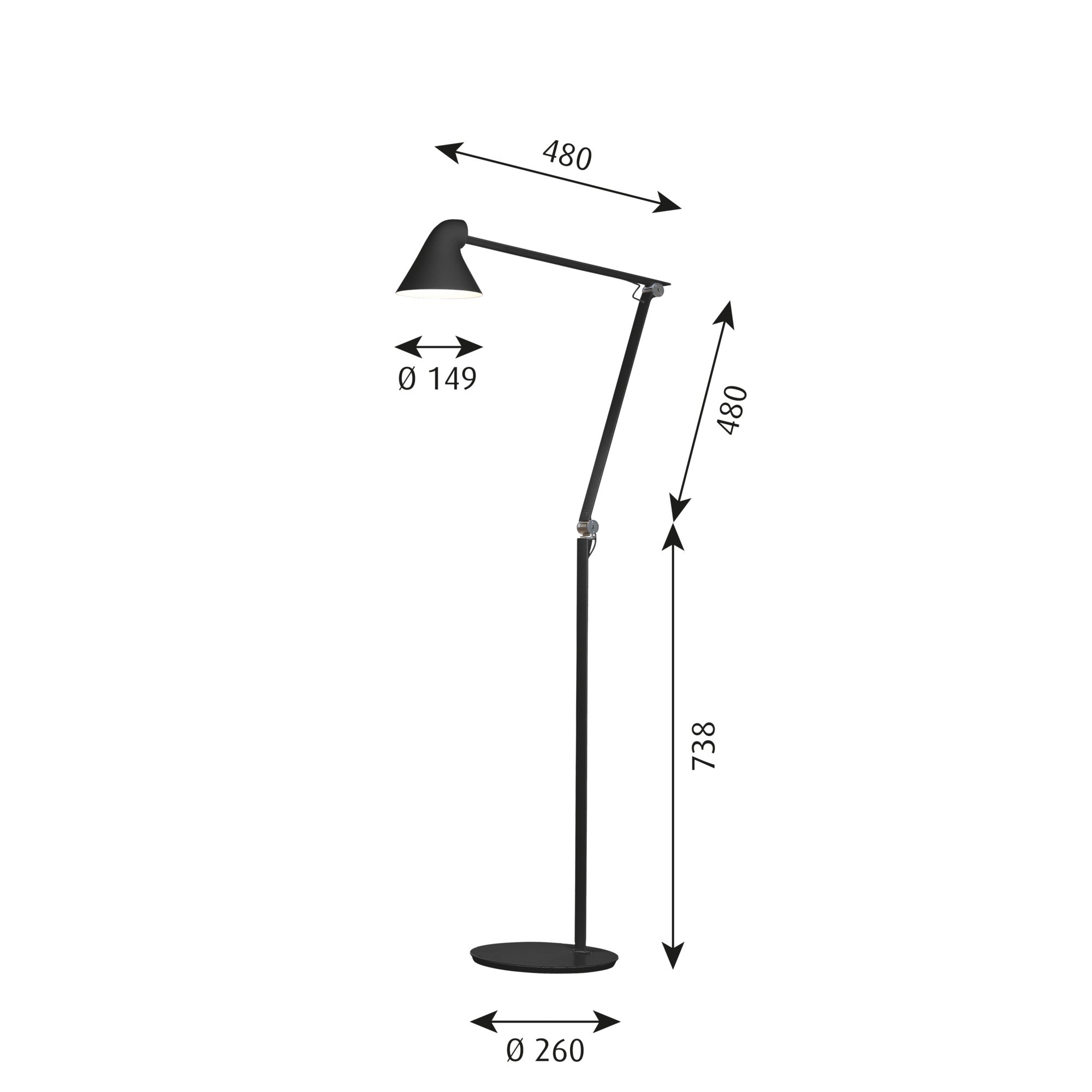 NJP Floor – LYKKE lighting - ブランド照明オンラインストア